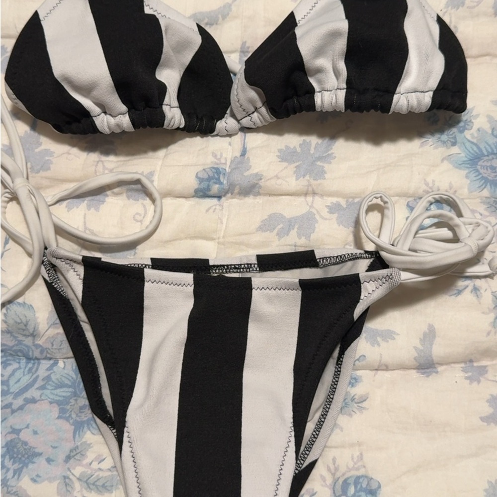 Tropic of C Black and White Bikini